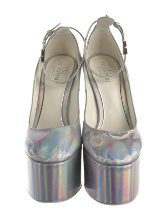 Valentino Leather Slingback Pumps