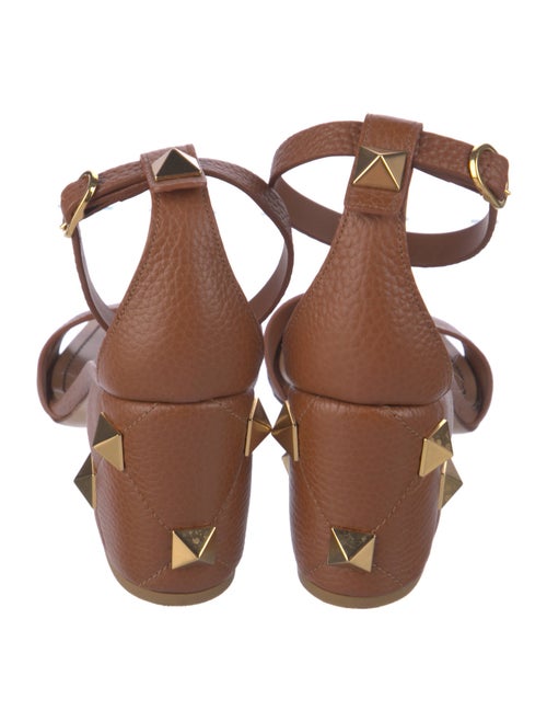 Valentino Rockstud Accents Leather Sandals