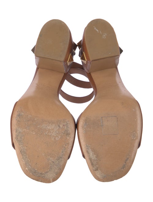 Valentino Rockstud Accents Leather Sandals