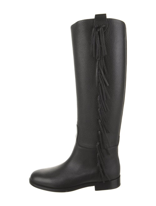 Valentino Leather Riding Boots
