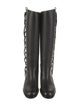 Valentino Leather Riding Boots
