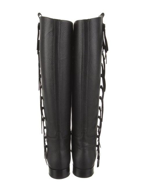 Valentino Leather Riding Boots