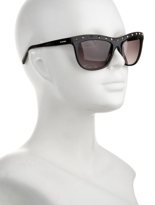 Valentino Rockstud Accents Cat-Eye Sunglasses