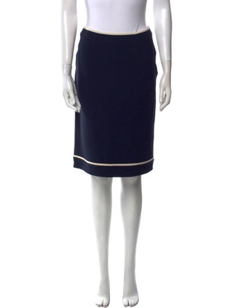 Valentino Virgin Wool Knee-Length Skirt