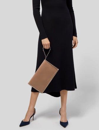 Valentino Rockstud Clutch