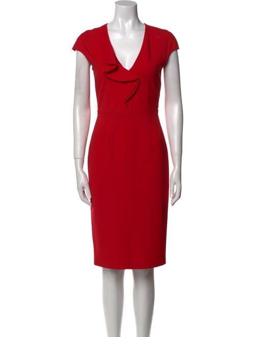 Valentino Wool Knee-Length Dress