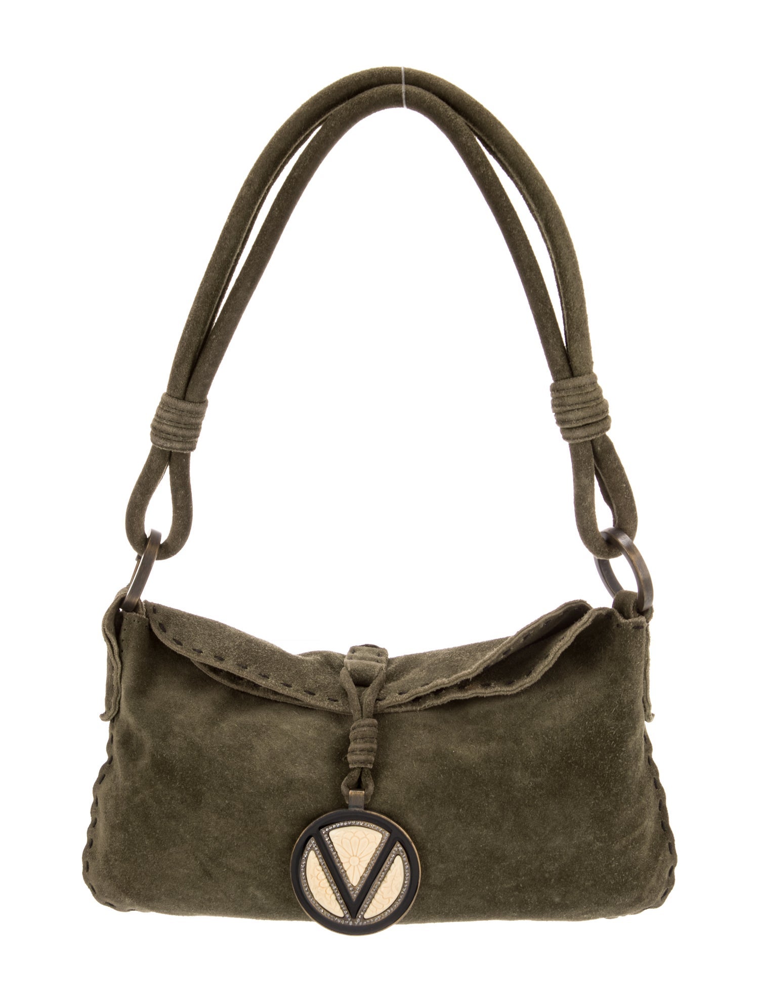 Valentino Suede Shoulder Bag