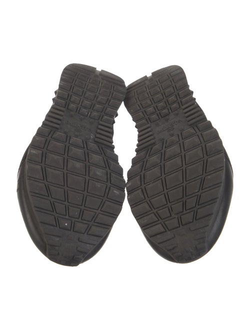 Valentino Rockstud Accents Leather Sneakers