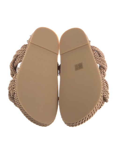 Valentino Rockstud Accents Leather Espadrilles