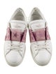 Valentino Leather Colorblock Pattern Sneakers