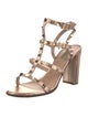 Valentino Rockstar Sandal Rockstud Accents Gladiator Sandals