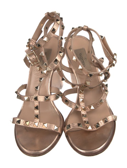 Valentino Rockstar Sandal Rockstud Accents Gladiator Sandals
