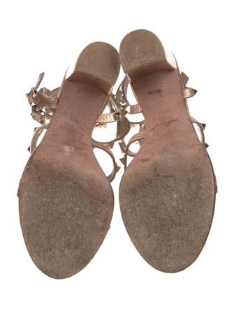 Valentino Rockstar Sandal Rockstud Accents Gladiator Sandals