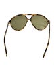 Valentino Round Tinted Sunglasses
