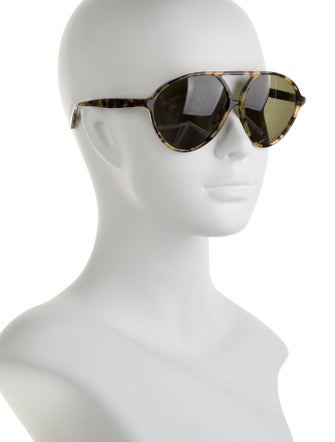 Valentino Round Tinted Sunglasses