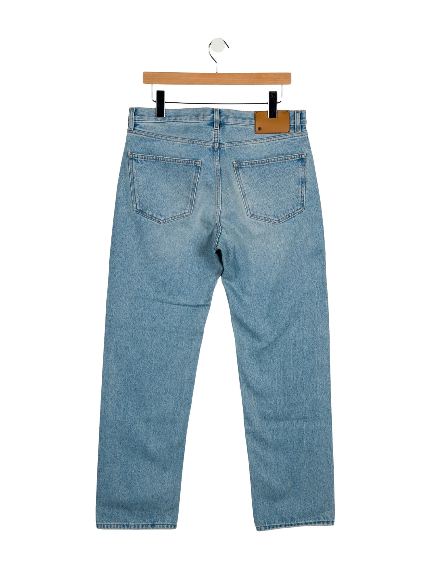 Valentino Rockstud Accents Straight-Leg Jeans w/ Tags