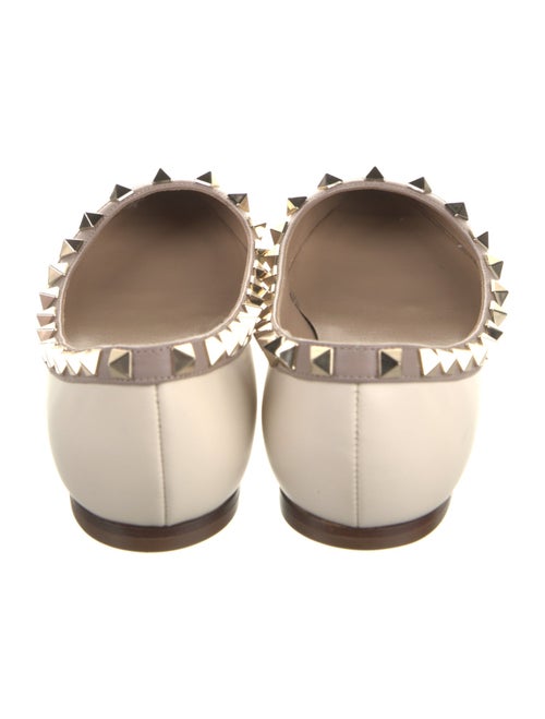 Valentino Rockstud Accents Leather Flats