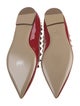 Valentino Rockstud Accents Patent Leather Ballet Flats