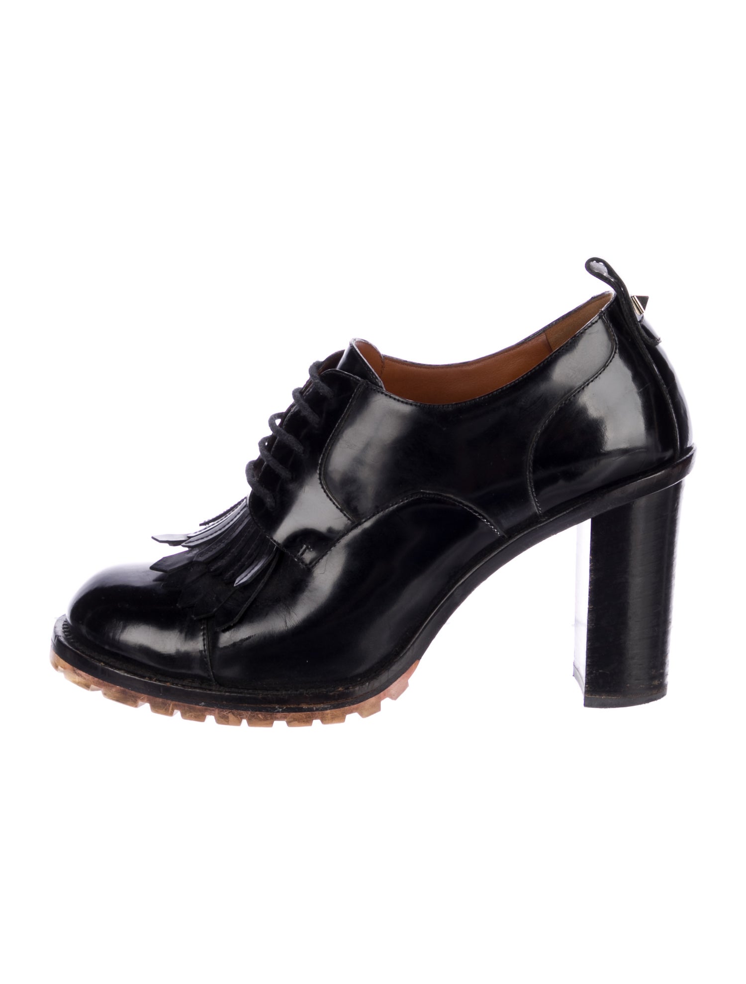 Valentino Rockstud Accents Patent Leather Pumps