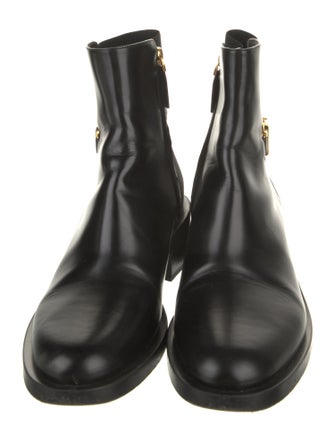 Valentino Leather Chelsea Boots