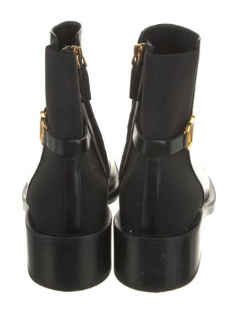 Valentino Leather Chelsea Boots