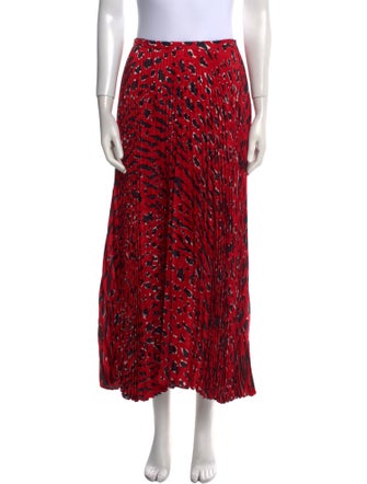 Valentino Silk Midi Length Skirt