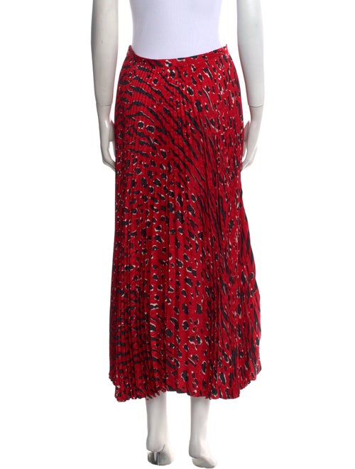 Valentino Silk Midi Length Skirt