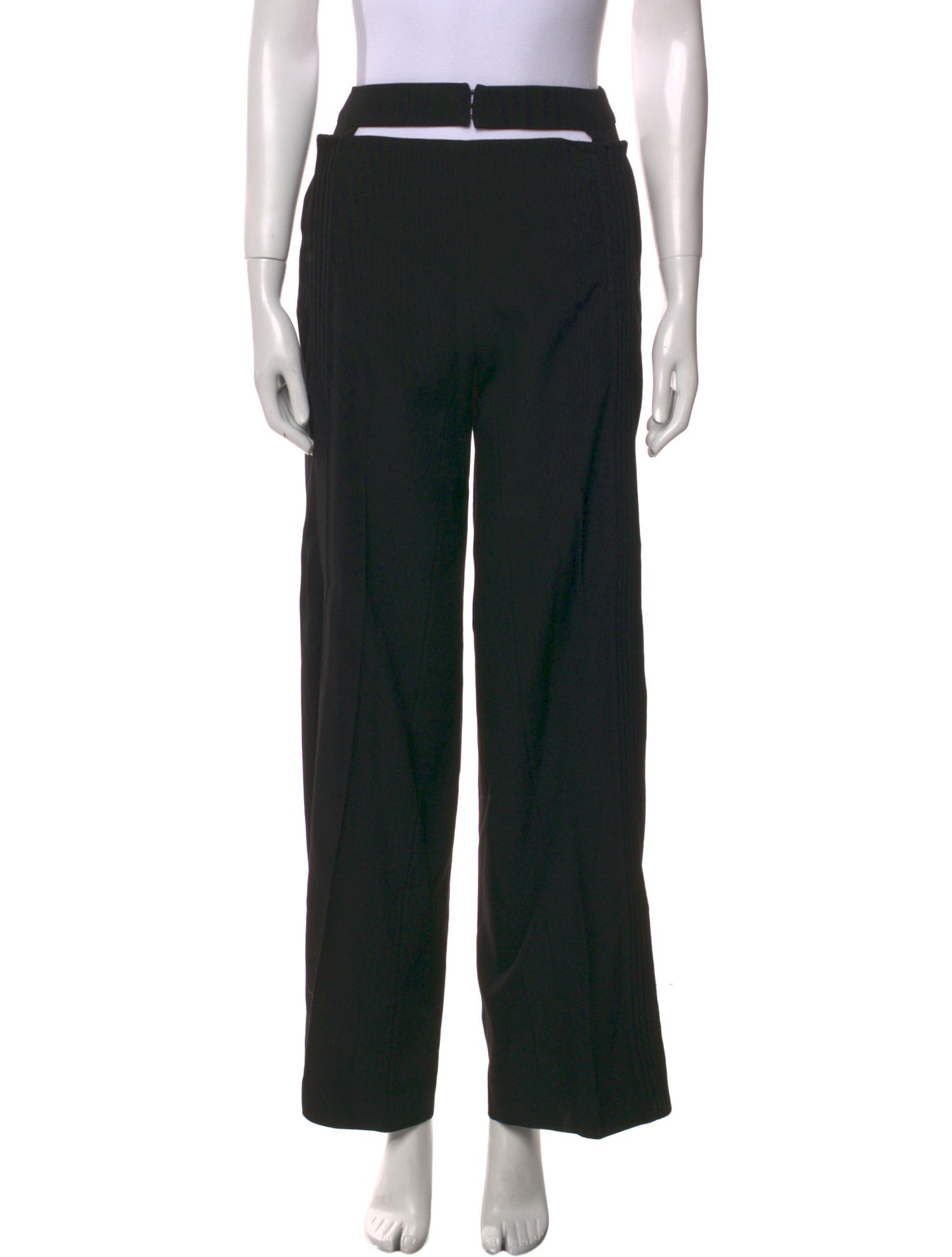 Valentino Virgin Wool Wide Leg Pants