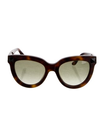 Valentino Rockstud Accents Cat-Eye Sunglasses