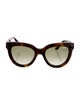 Valentino Rockstud Accents Cat-Eye Sunglasses
