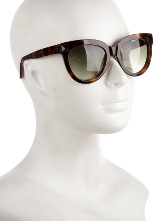 Valentino Rockstud Accents Cat-Eye Sunglasses