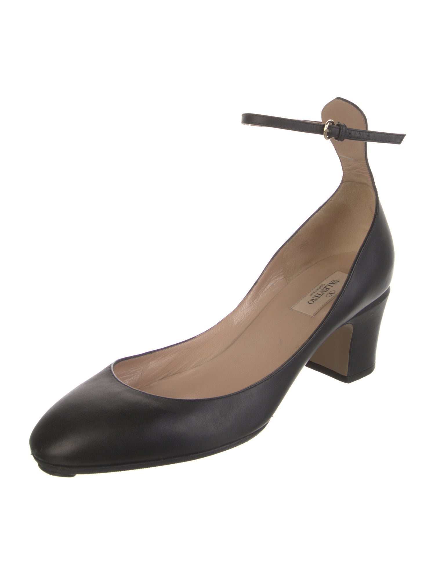 Valentino Leather D'Orsay Pumps