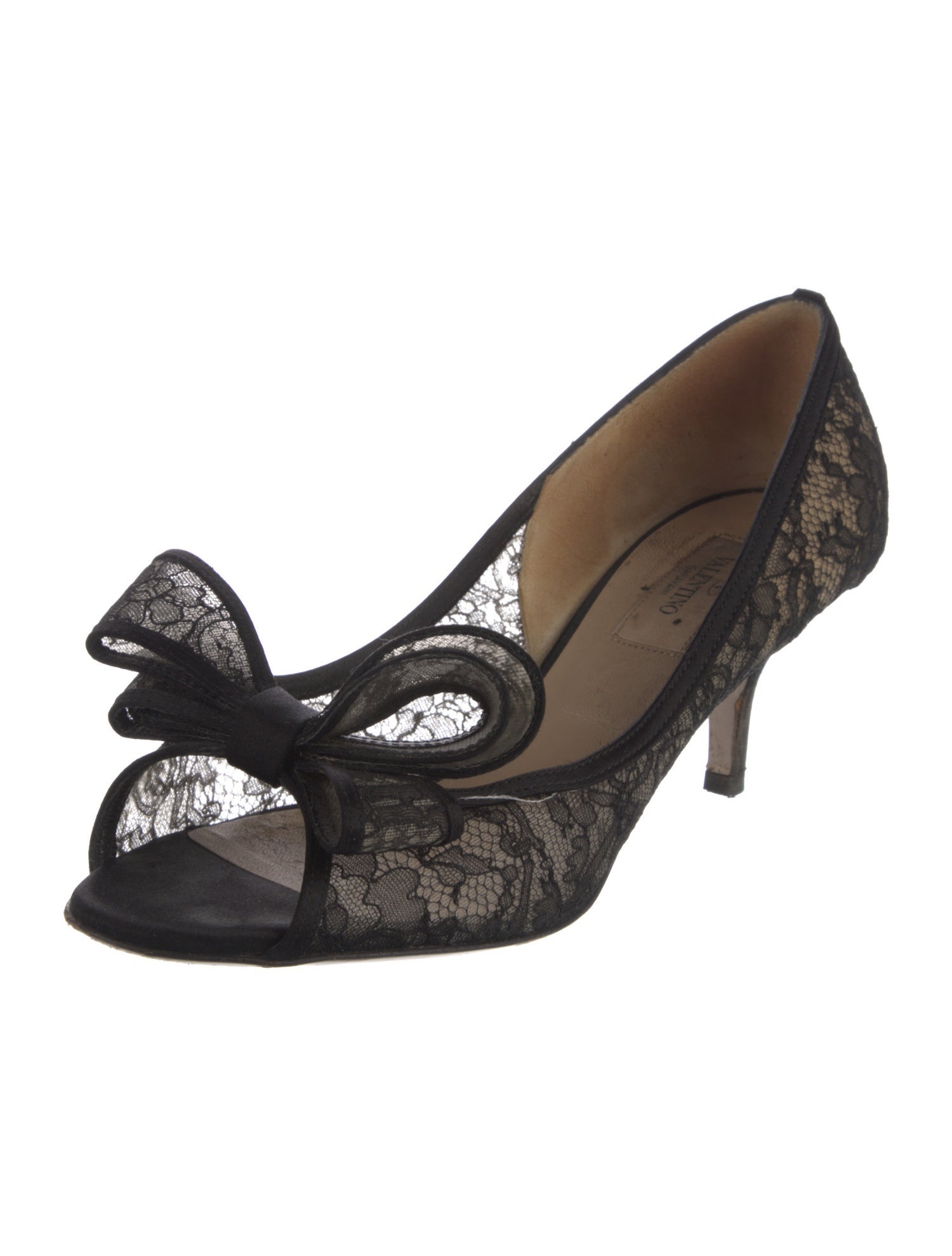 Valentino Lace Lace Pattern Sandals