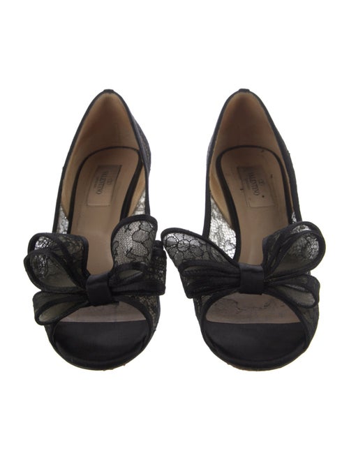 Valentino Lace Lace Pattern Sandals