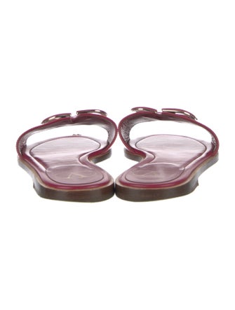 Valentino Leather Slides