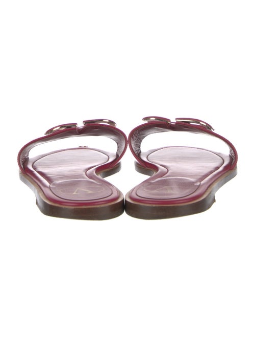 Valentino Leather Slides