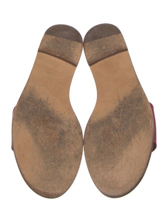 Valentino Leather Slides