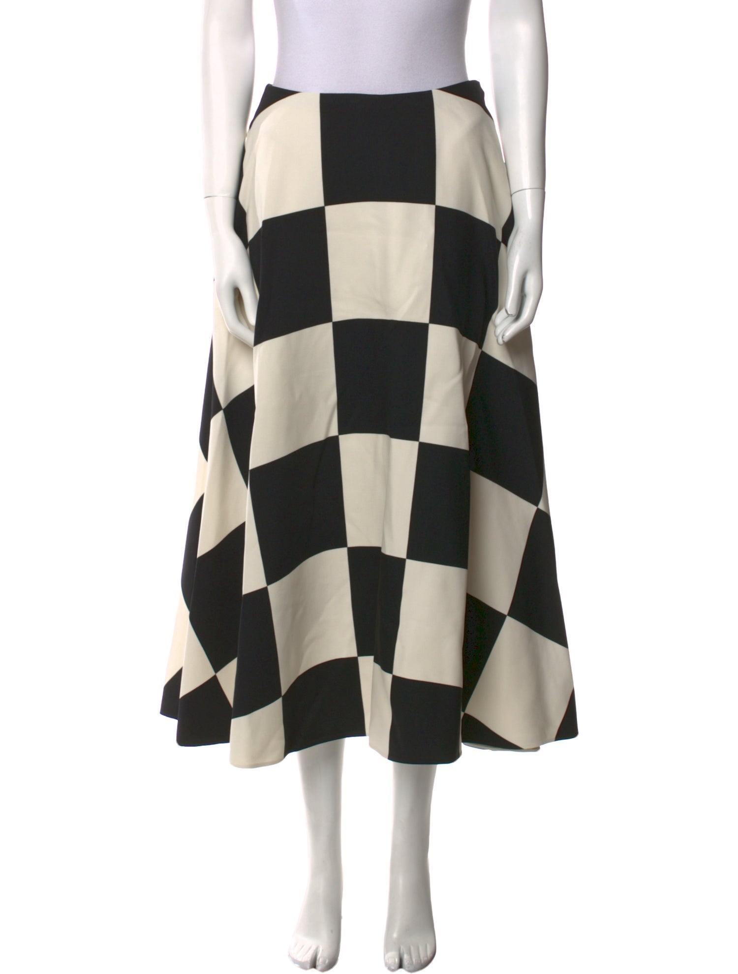 Valentino Virgin Wool Midi Length Skirt