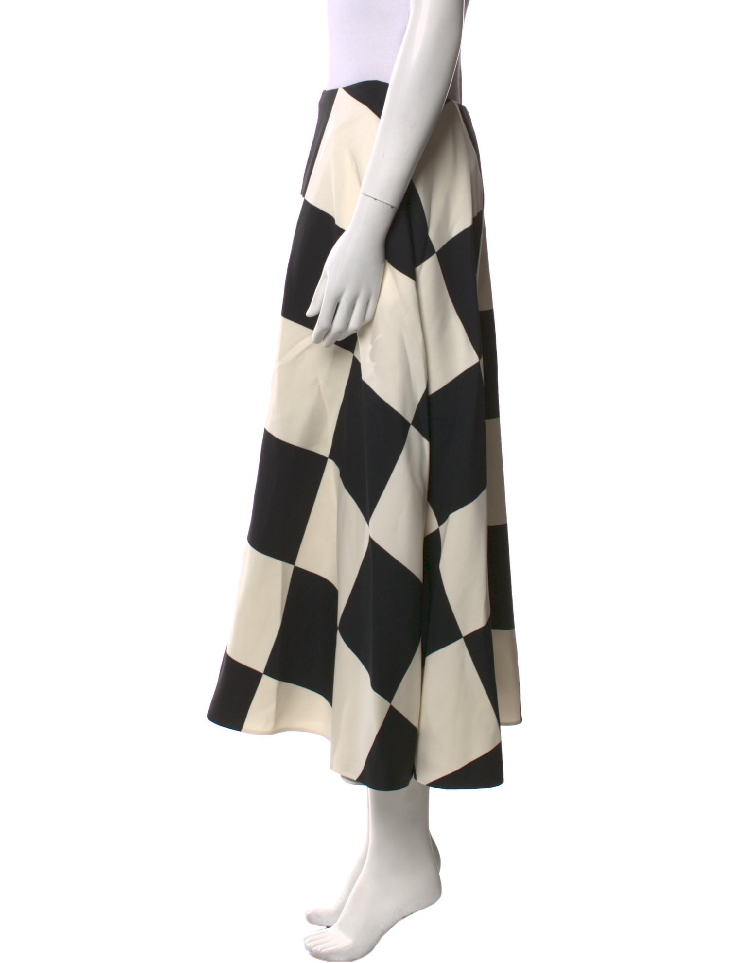 Valentino Virgin Wool Midi Length Skirt