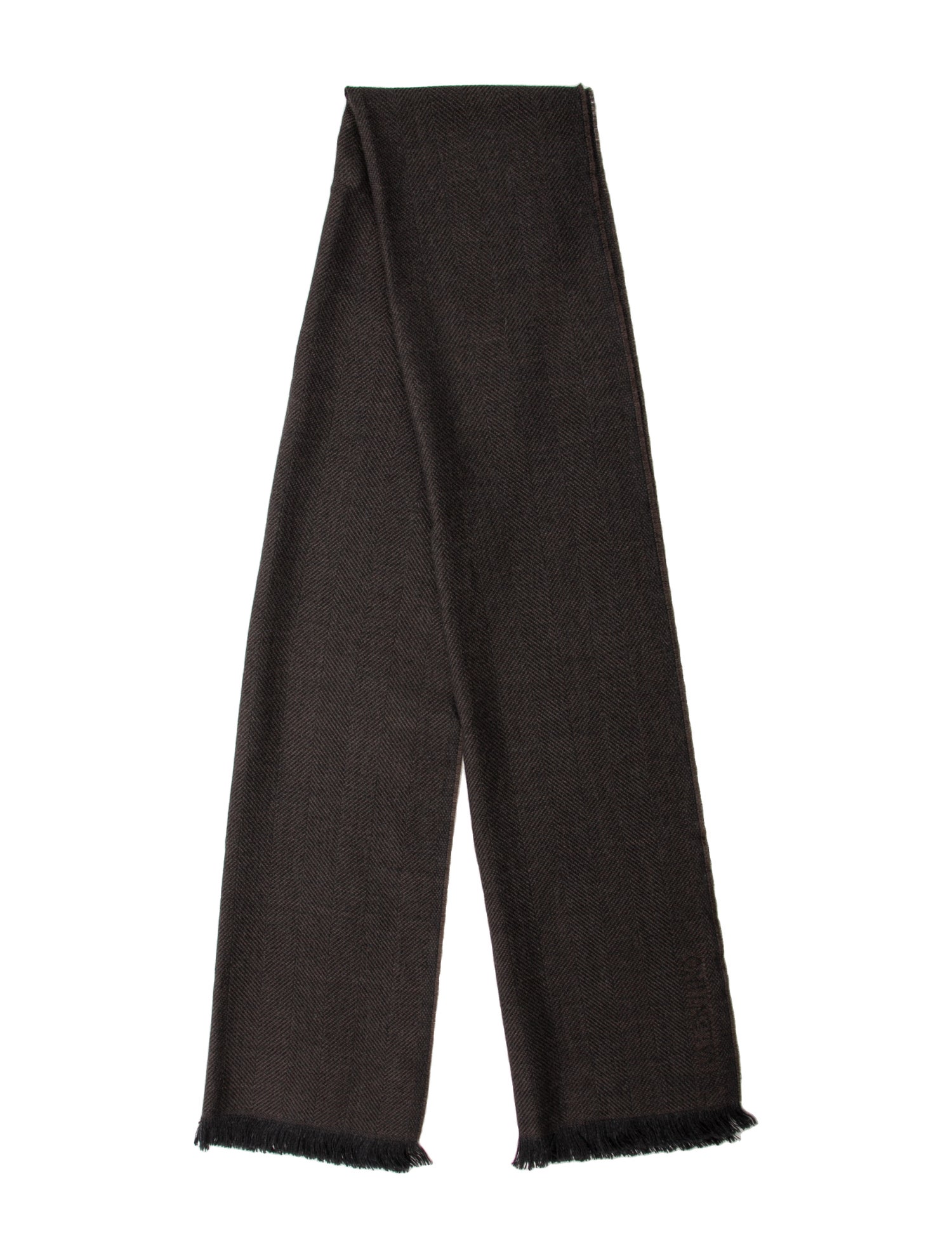 Valentino Wool Striped Scarf