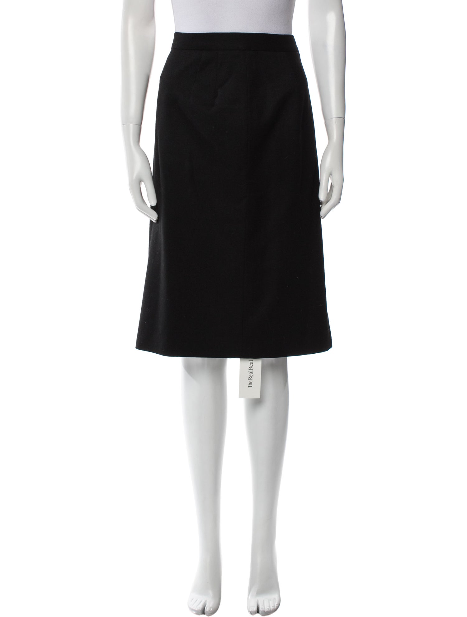 Valentino Bow Accents Knee-Length Skirt