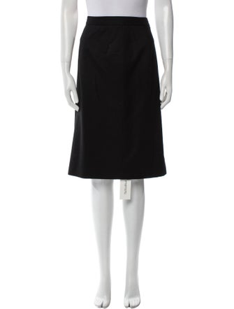 Valentino Bow Accents Knee-Length Skirt