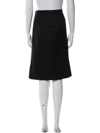 Valentino Bow Accents Knee-Length Skirt