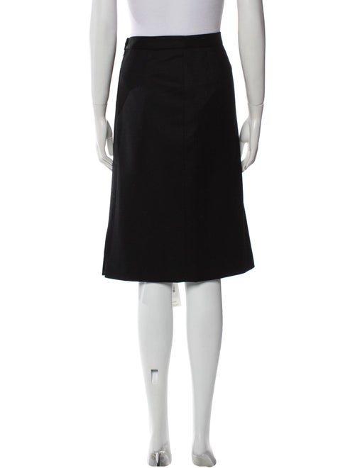 Valentino Bow Accents Knee-Length Skirt