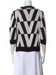 Valentino Striped Crew Neck Sweater