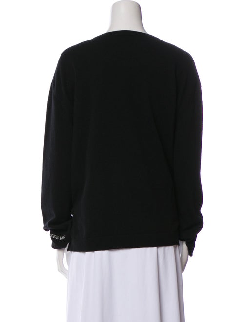 Valentino Virgin Wool Graphic Print Sweater