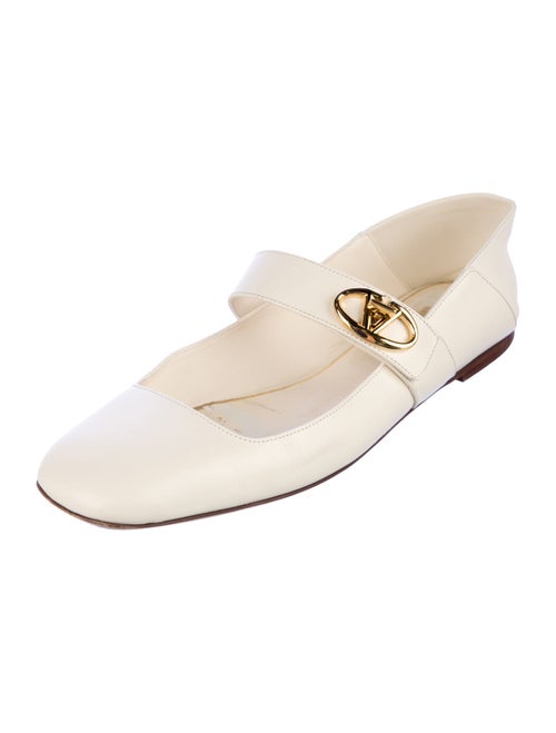 Valentino Leather Mary Jane Flats