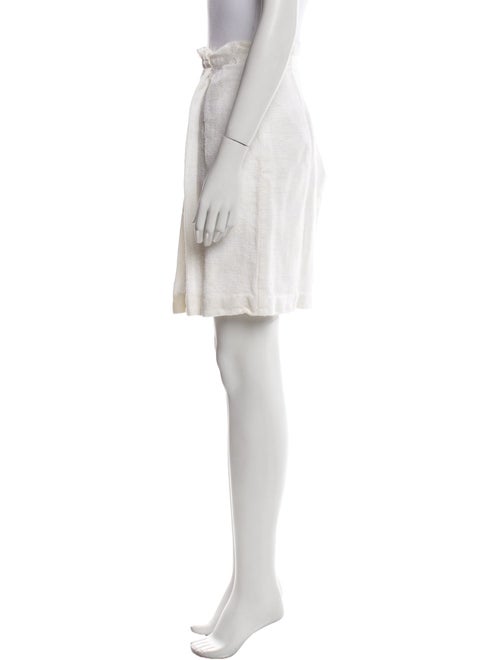 Valentino Pleated Accents Mini Skirt