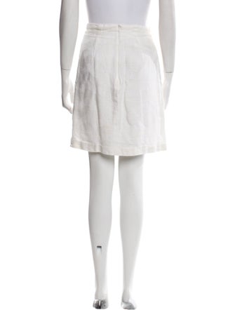 Valentino Pleated Accents Mini Skirt