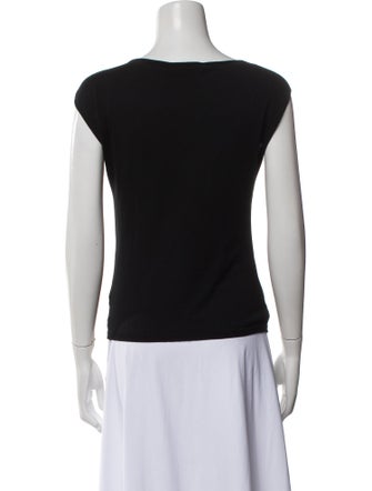 Valentino One-Shoulder Short Sleeve Top